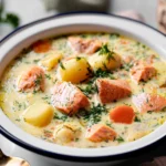 Delicious Finnish Salmon Soup Bowls