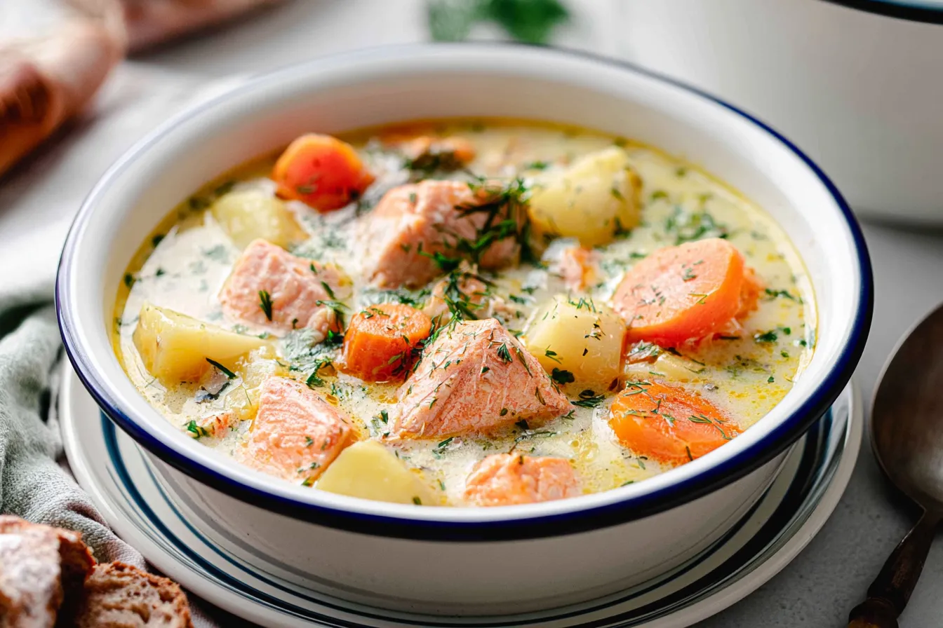The most delicious Finnish Salmon Soup