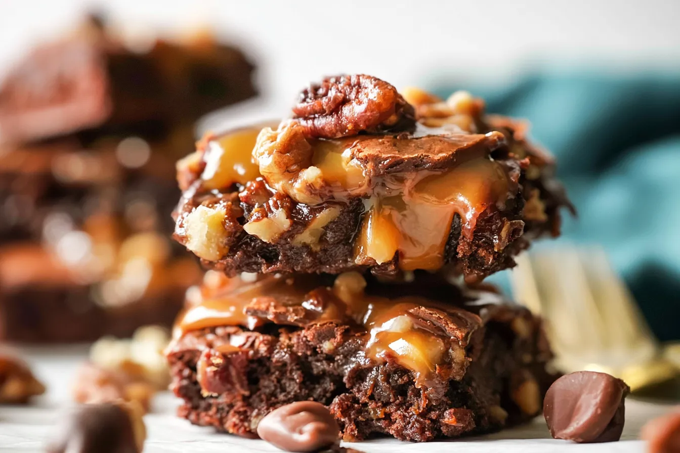 Turtle Brownies - A Chocolate Lover's Dream Dessert