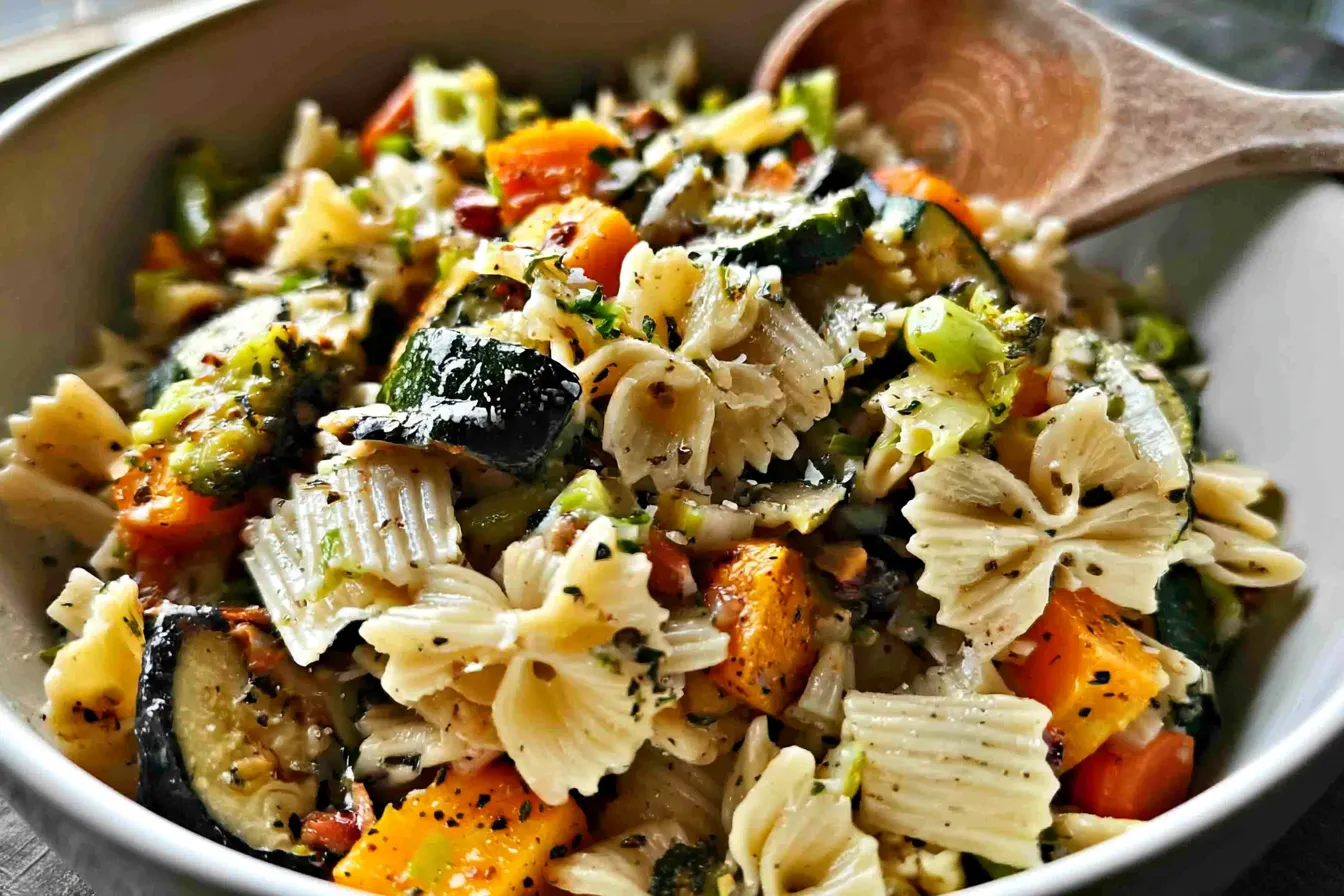 Vegan Fall Pasta Salad 