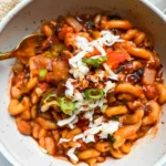 vegetarian chili mac 3