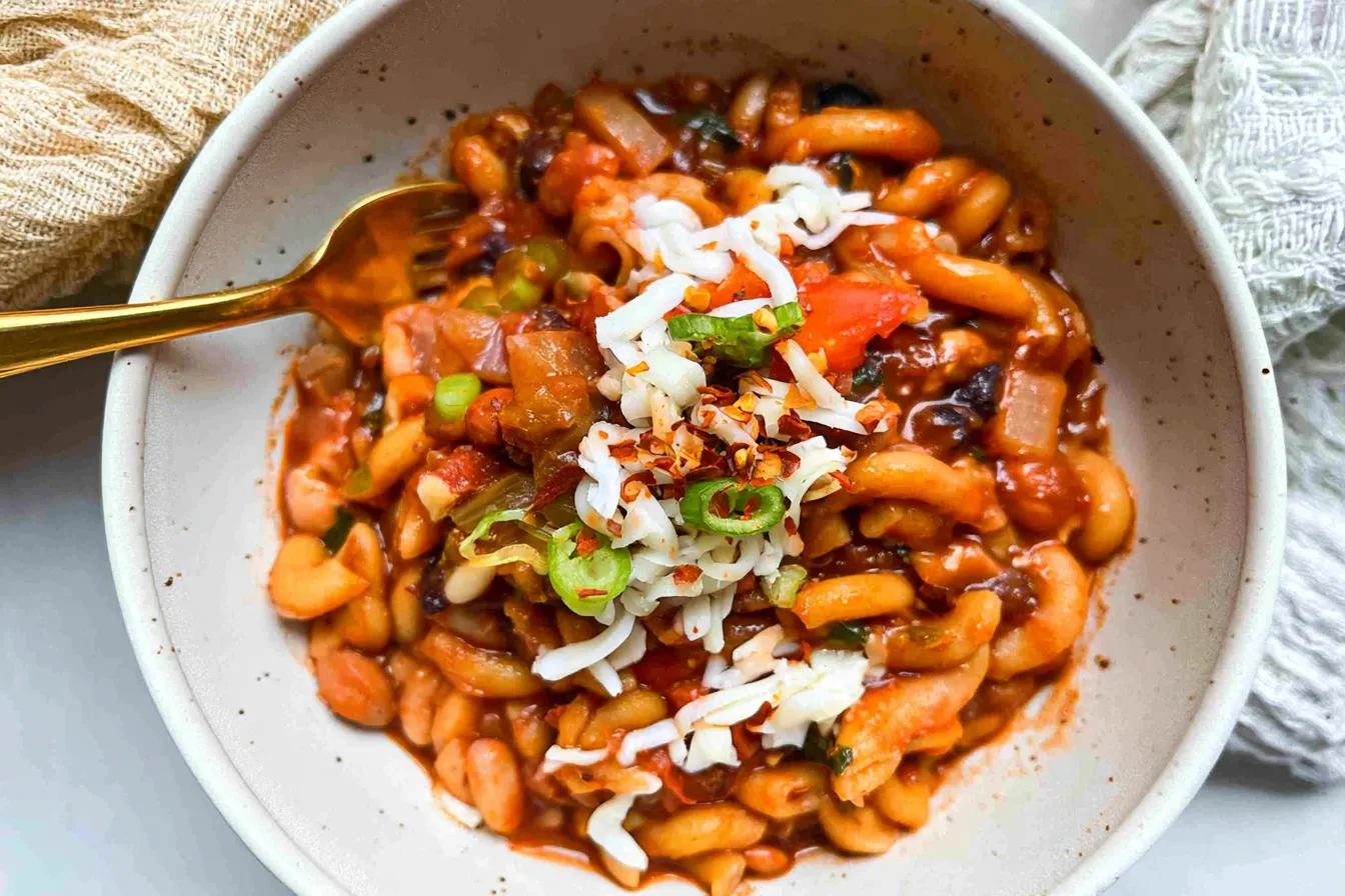 vegetarian chili mac 3
