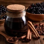 Wholesome Homemade Elderberry Syrup Recipe with Cinnamon and Clove for Immunity Boost 5 Homemade Elderberry Syrup with Cinnamon and Clove