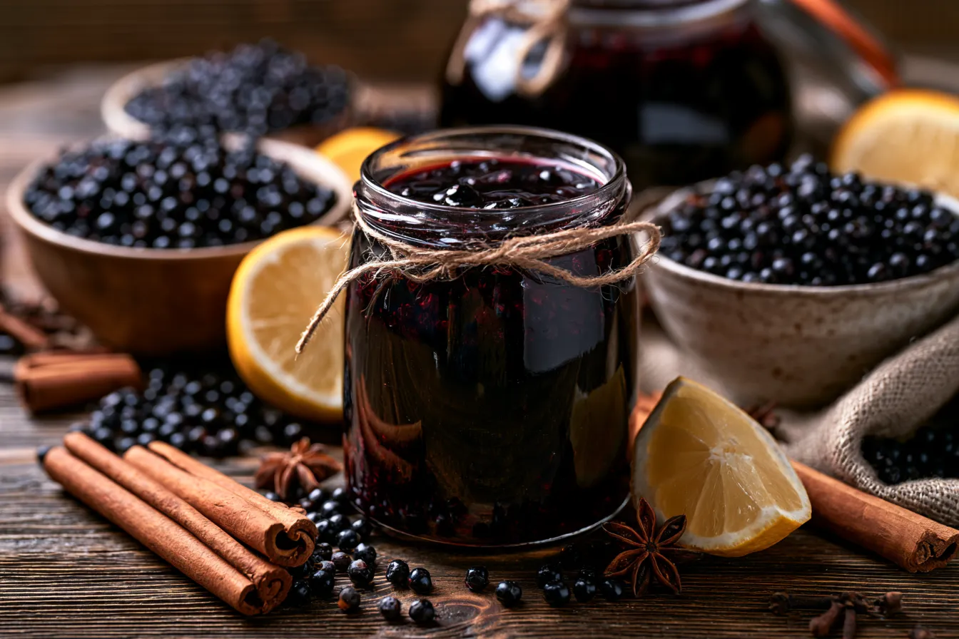Wholesome Homemade Elderberry Syrup Recipe with Cinnamon and Clove for Immunity Boost 4 Wholesome Homemade Elderberry Syrup Recipe with Cinnamon and Clove for Immunity Boost