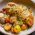 Air Fryer Honey Mustard Chicken Plate