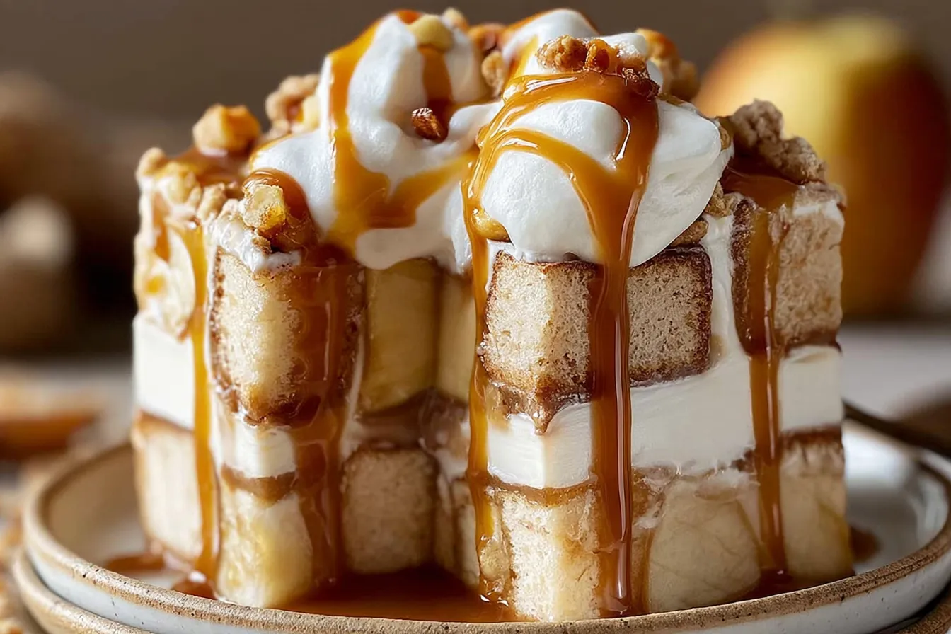 Delicious Caramel Apple Trifle in 20 Minutes