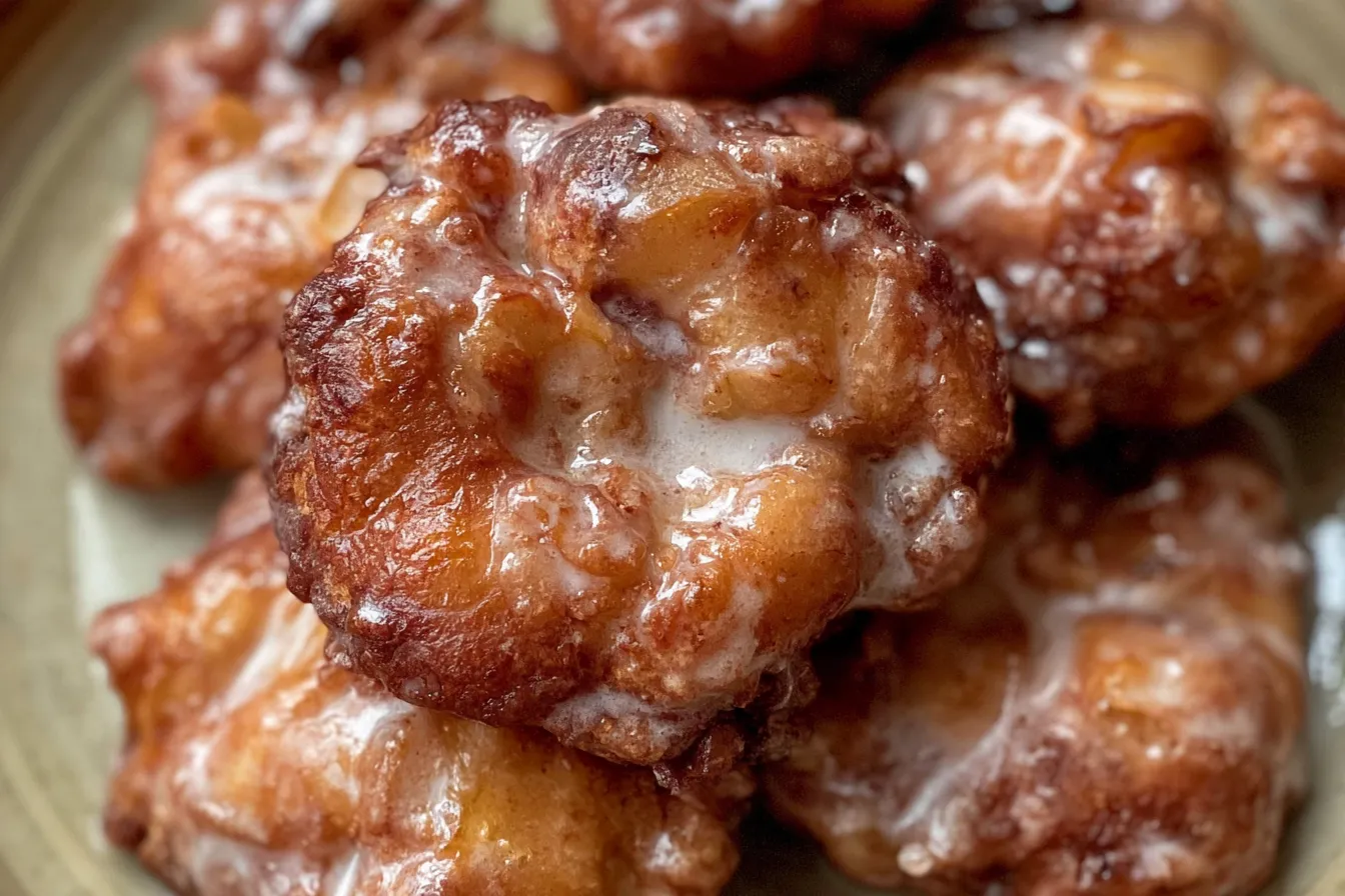 Amish Apple Fritters Fresh Out of the Fryer