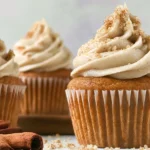 Irresistible Apple Cider Cupcakes on a Plate