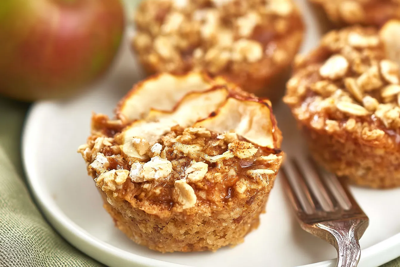 Delicious Apple Cinnamon Baked Oatmeal Cups