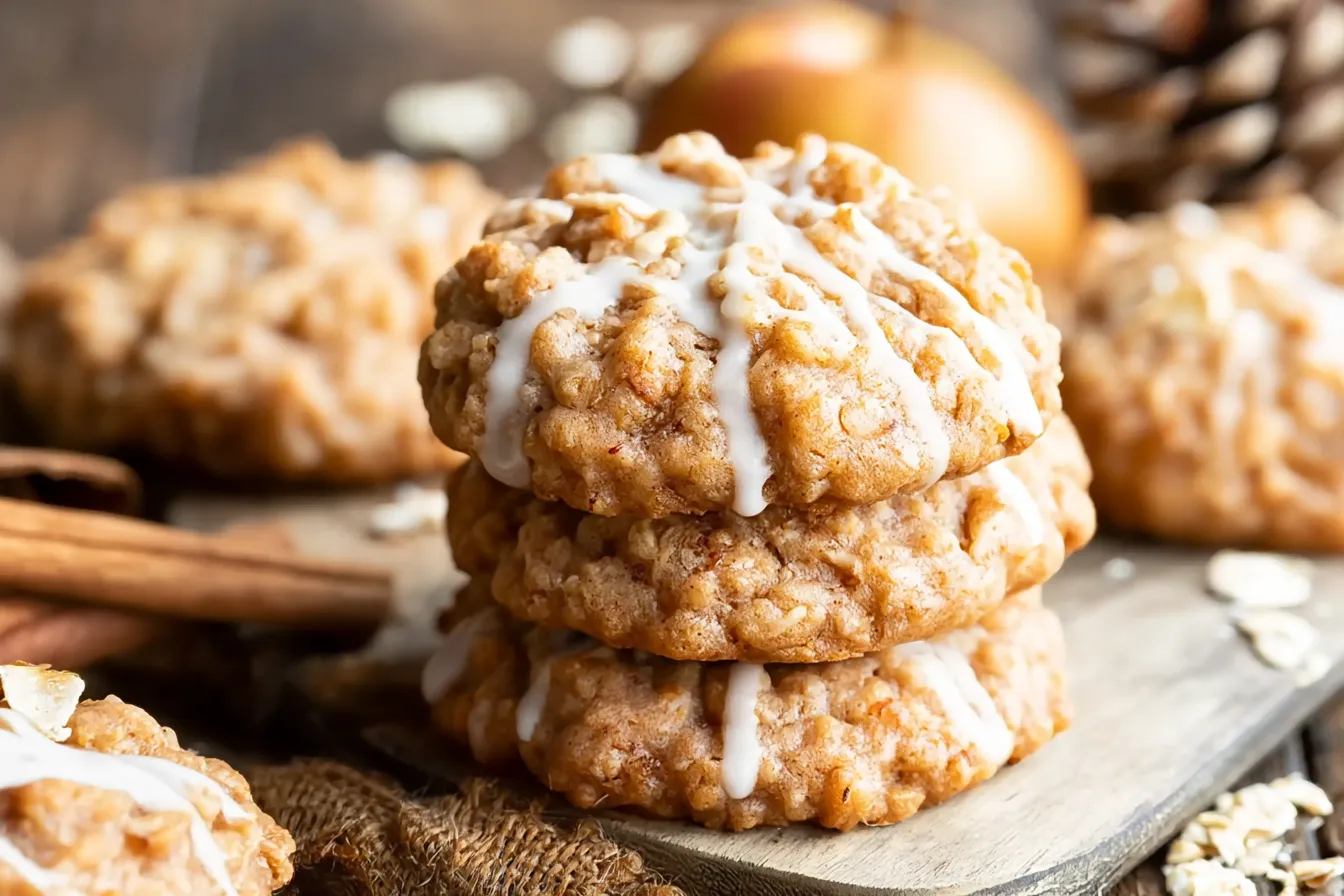 Delicious Apple Crisp Cookies Freshly Baked