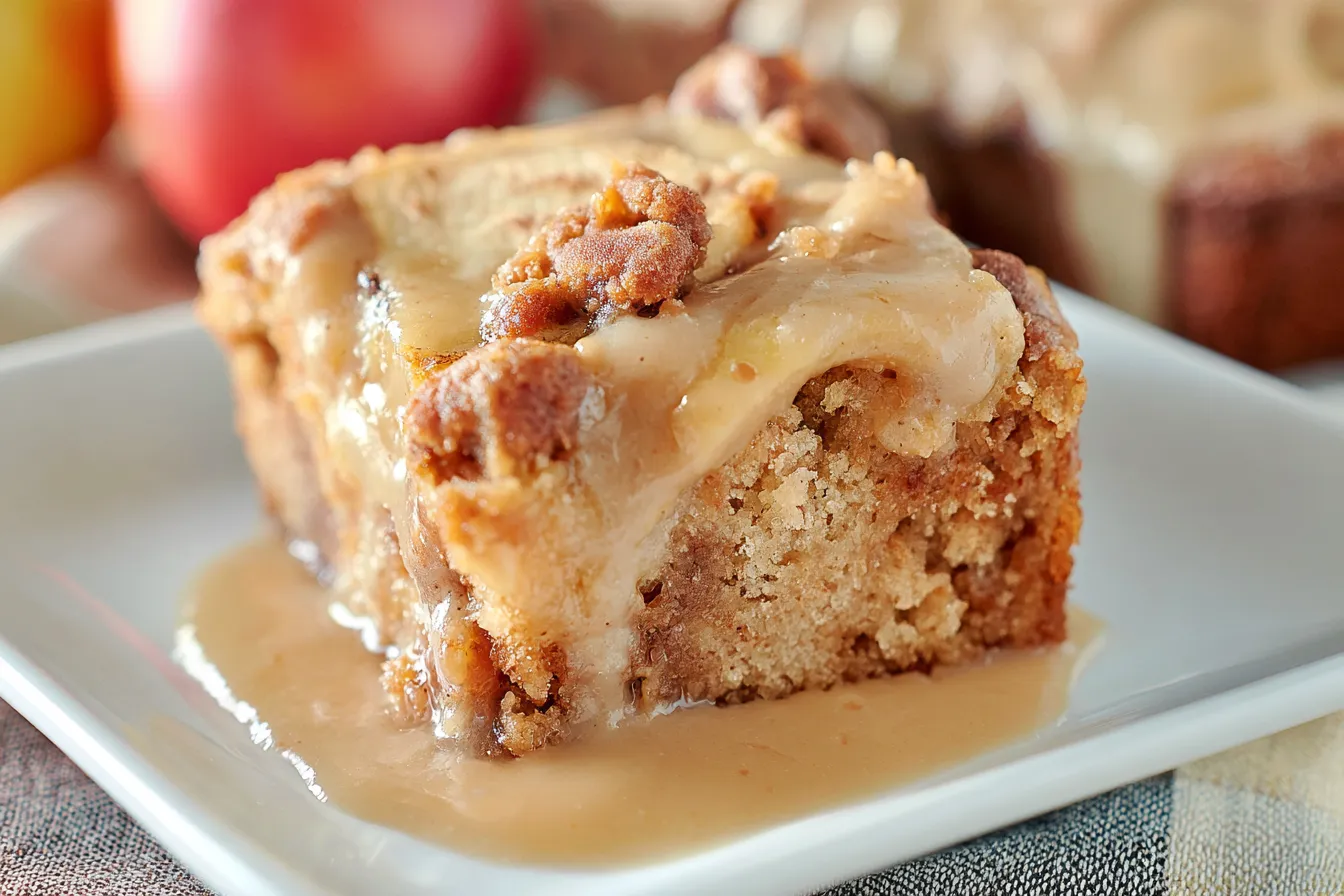 Delicious Apple Dapple Cake Slices Ready to Enjoy
