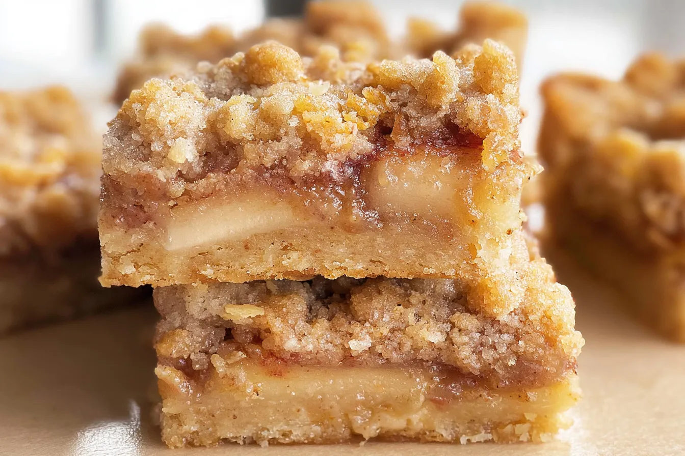 Delicious Apple Pie Bars with Streusel Topping