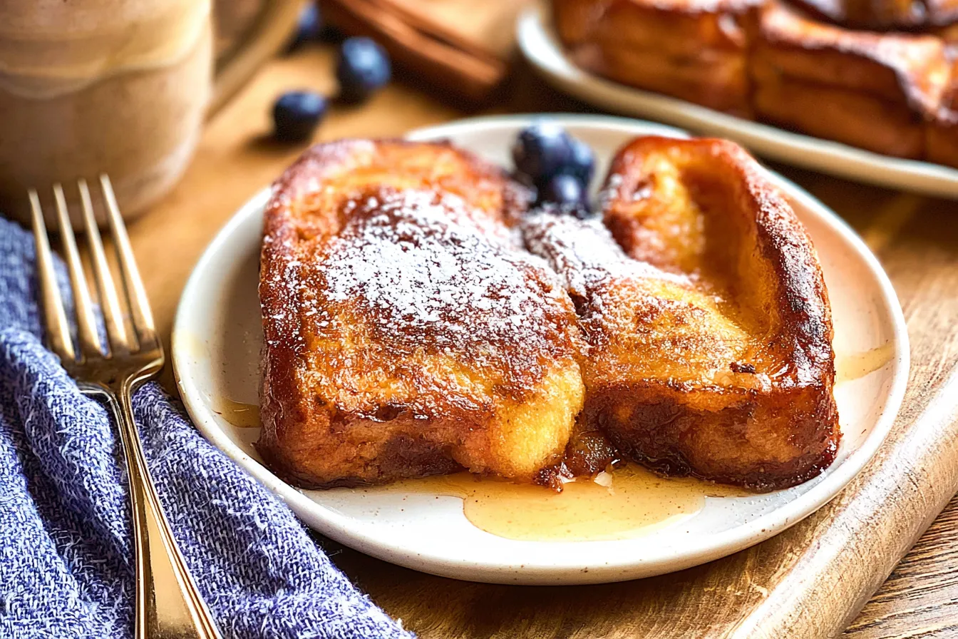 Baked French Toast Freshly Out of the Oven