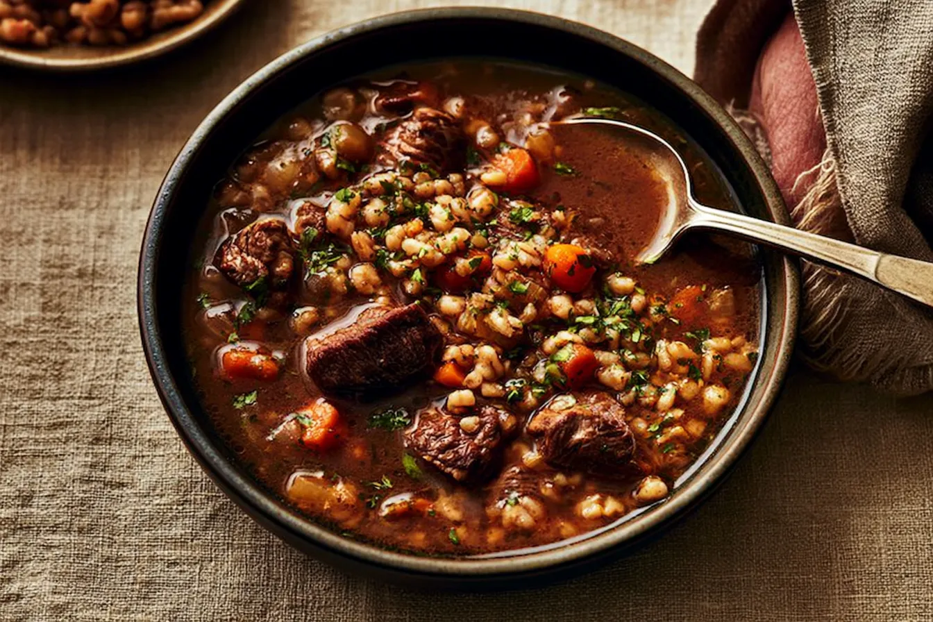 Beef & Barley Soup: A Cozy Bowl of Comfort
