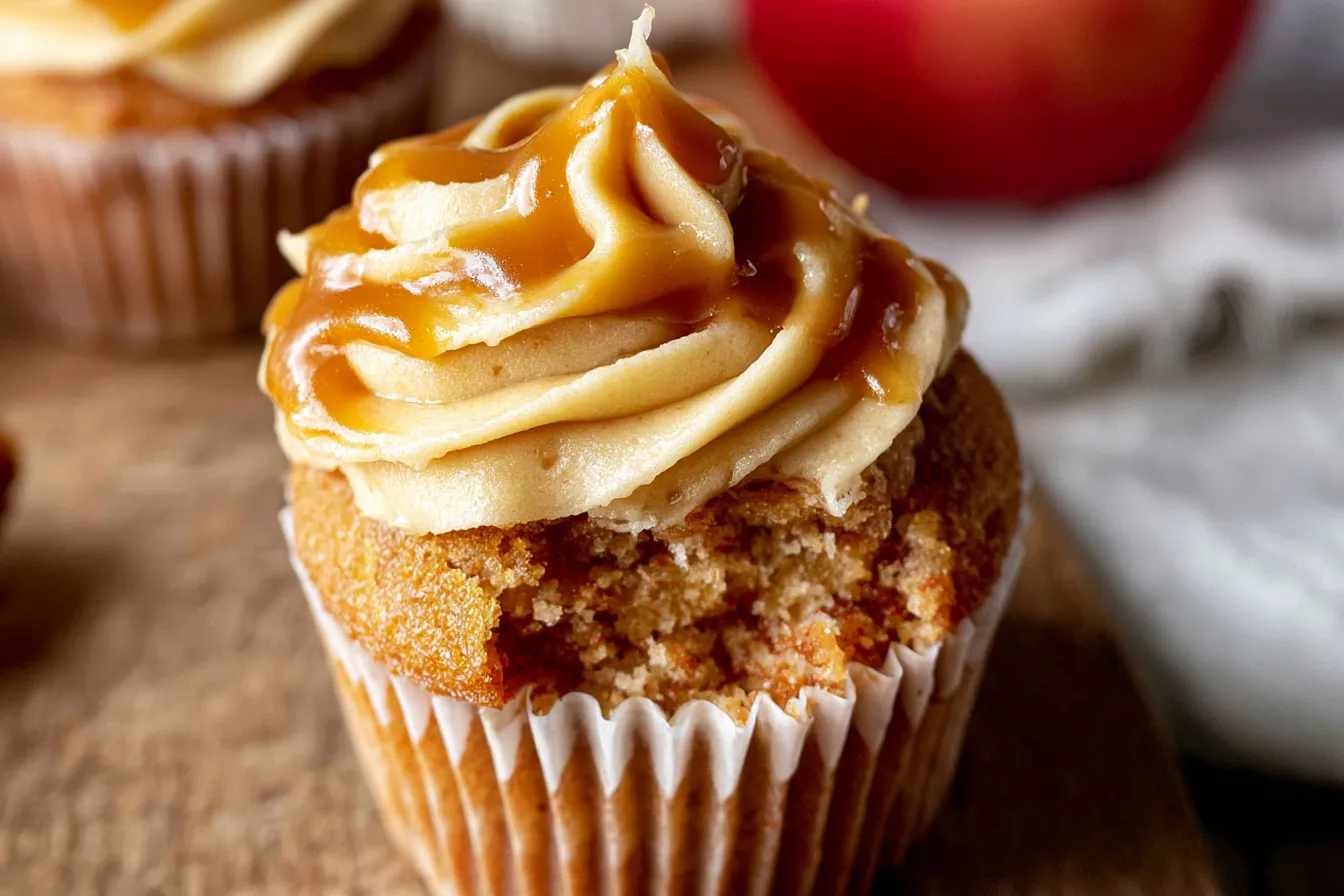 Caramel Apple Cupcakes: A Delicious Fall Treat 4 Caramel Apple Cupcakes