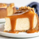 Creamy Caramel Cheesecake Slice