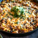 Cheesy Taco Rice Skillet: A Delicious Family Favorite 15 Cheesy Taco Rice Skillet – A Simple Comfort Dish