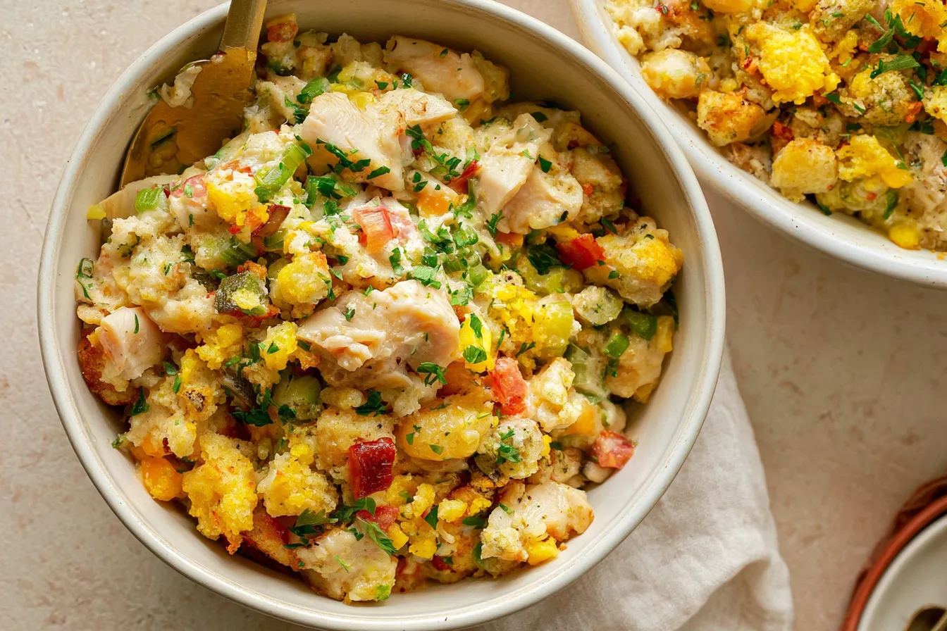 Chicken and Stuffing Casserole: A Delicious Comfort Dish 4 Chicken and Stuffing Casserole