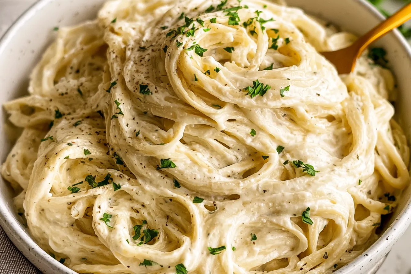 Cottage Cheese Alfredo Sauce (High Protein, Ready in 10 Minutes) 