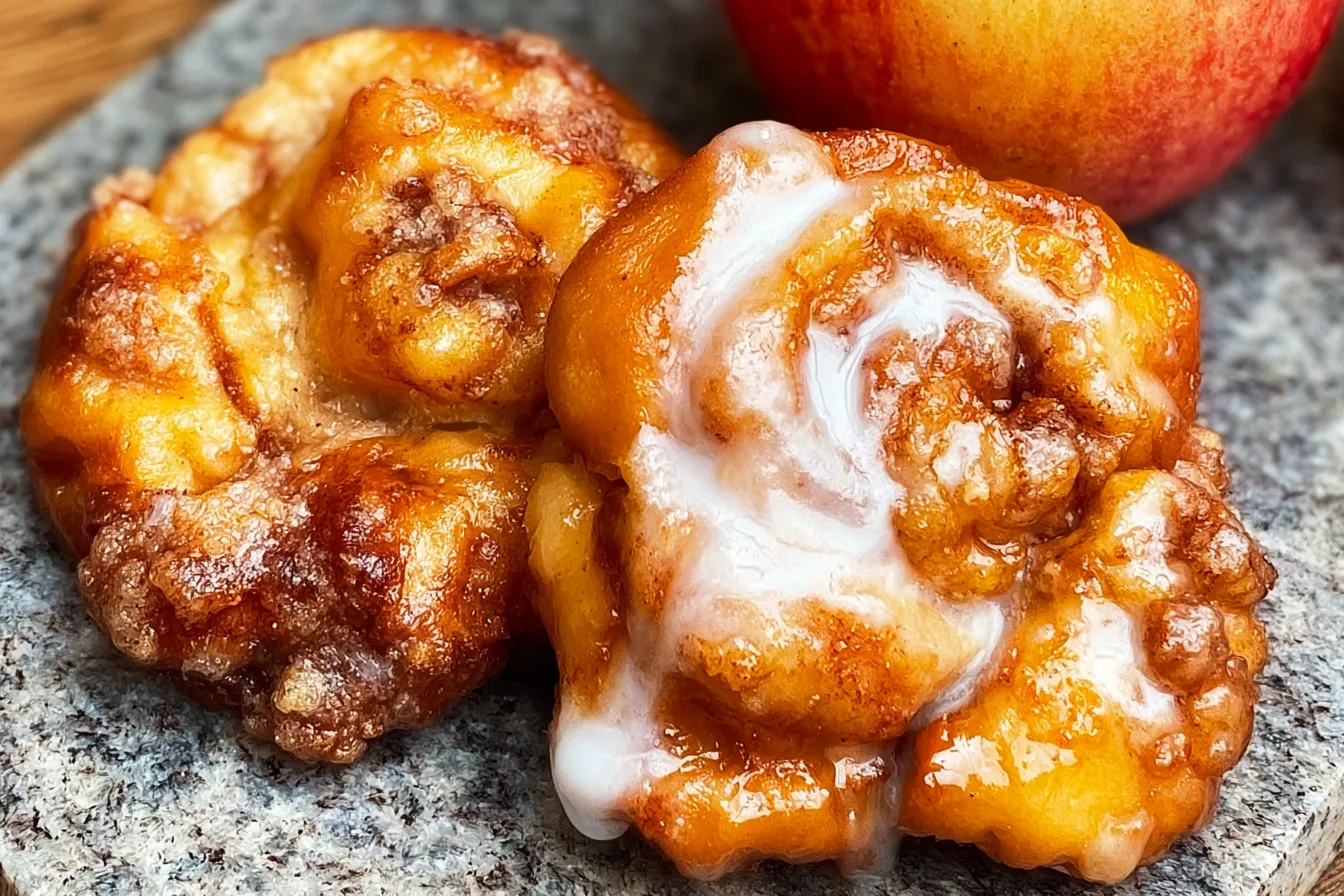 Delicious Easy Apple Fritters Fresh from the Fryer