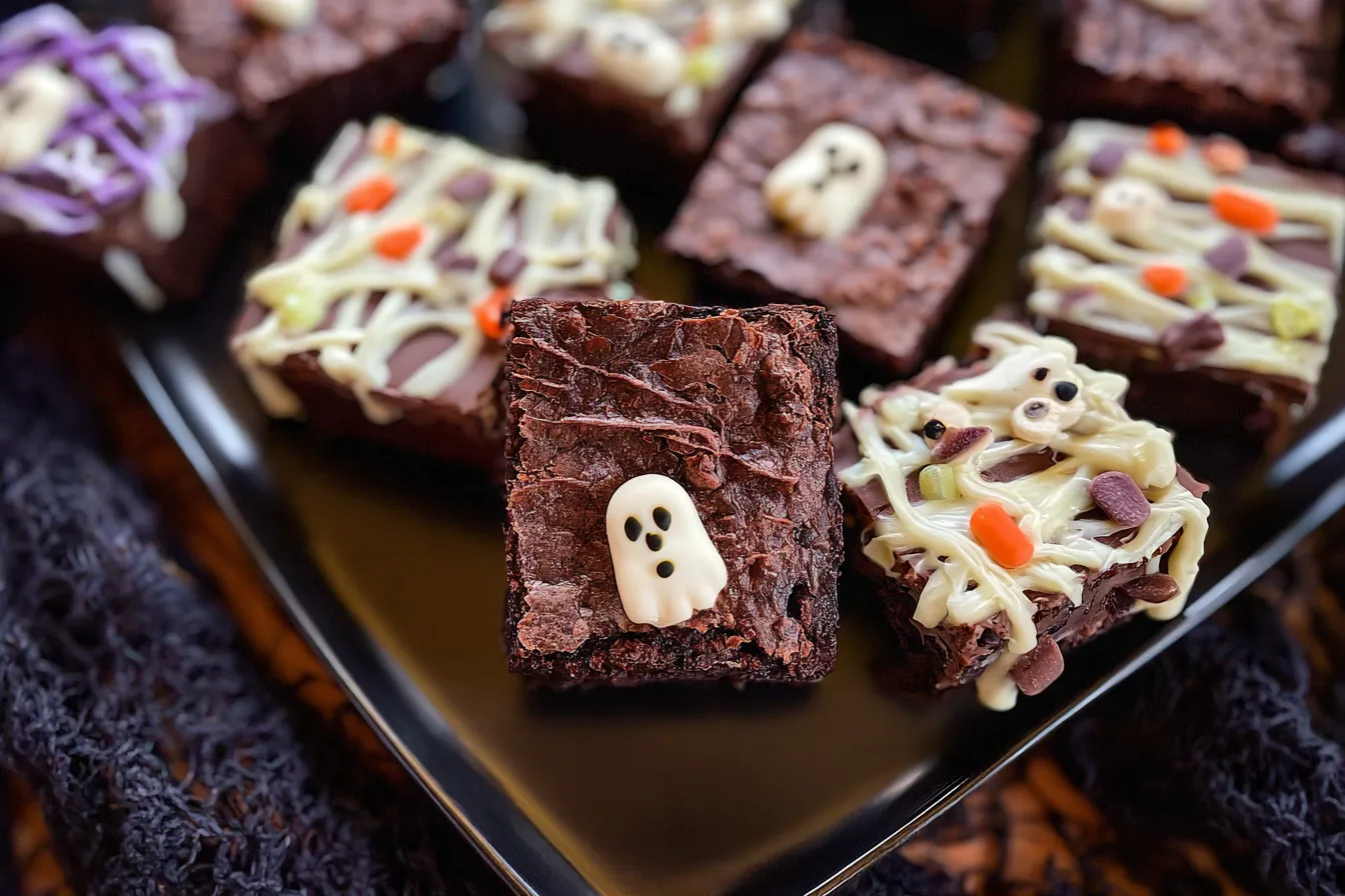 Easy Halloween Brownies 3 Ways - Halloween Treats