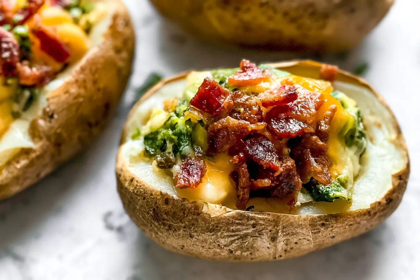 Epic Loaded Air Fryer Baked Potatoes 
