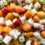 Colorful Fall and Winter Fruit Salad