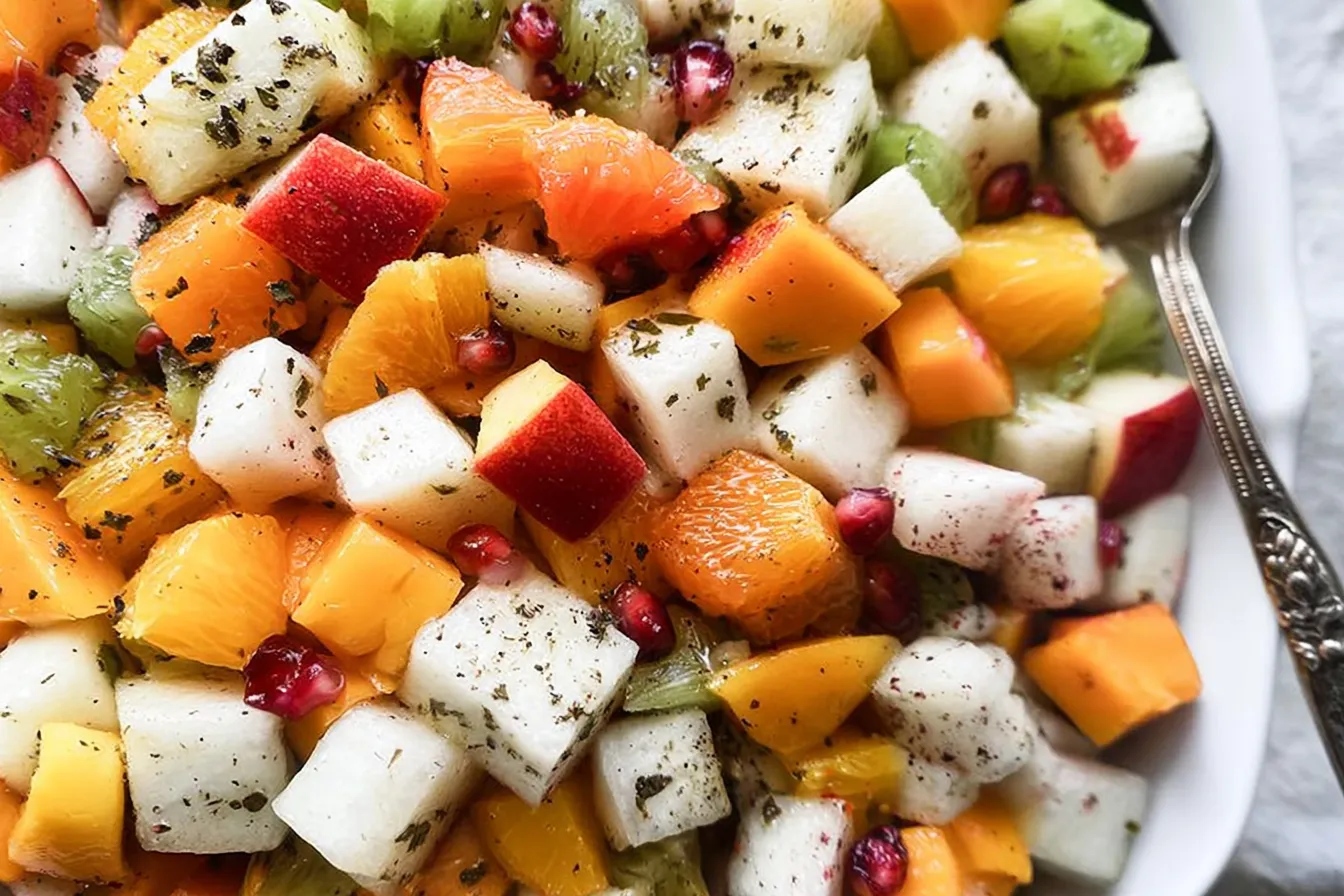 Colorful Fall and Winter Fruit Salad