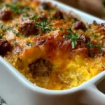 Farmers Breakfast Casserole with Crispy Hash Browns and Sausage Delight 14 Farmers Breakfast Casserole with Crispy Hash Browns and Sausage