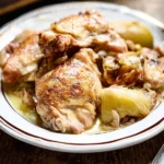 French Chicken Casserole a la Normande: A Delightful Dish 15 French Chicken Casserole a la Normande Served with Fresh Herbs