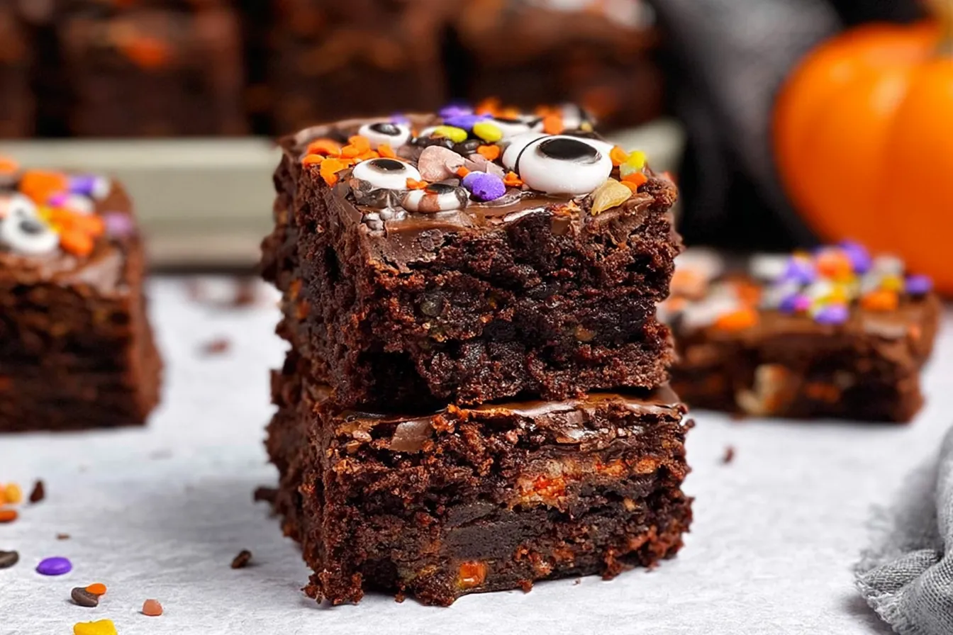 Halloween Brownies Overload: Festive and Tasty!