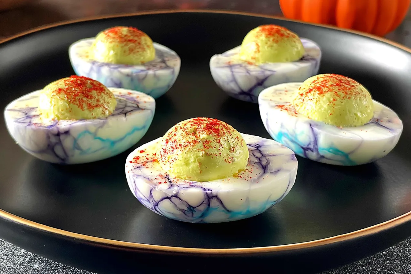 Spooky Halloween Deviled Eggs - Eerie & Delicious Treats