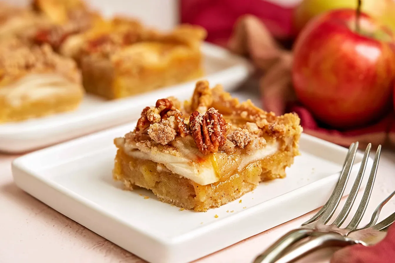 My Favorite Apple Pie Bars Freshly Baked