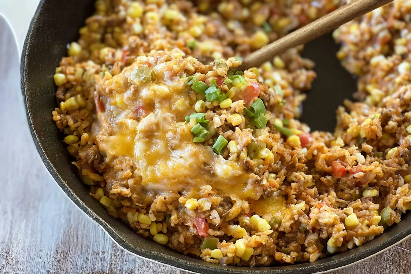 One Pot Mexican Rice Casserole 