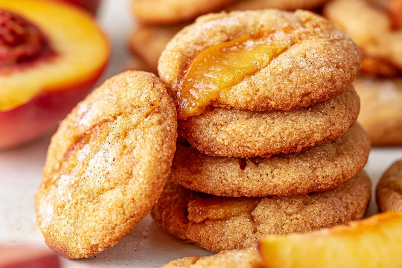 Delicious Peach Cookies Ready to Enjoy