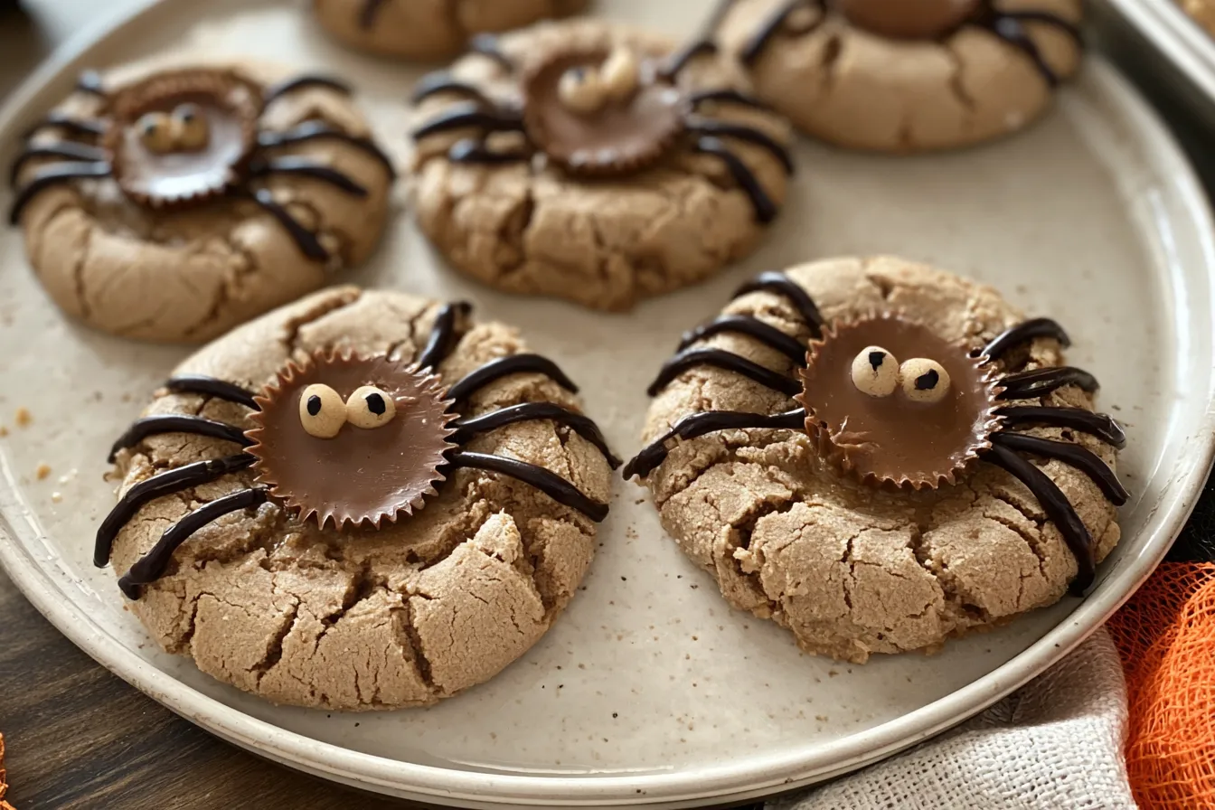 Peanut Butter Cup Spider Cookies: Delightfully Spooky Treats 4 Peanut Butter Cup Spider Cookies