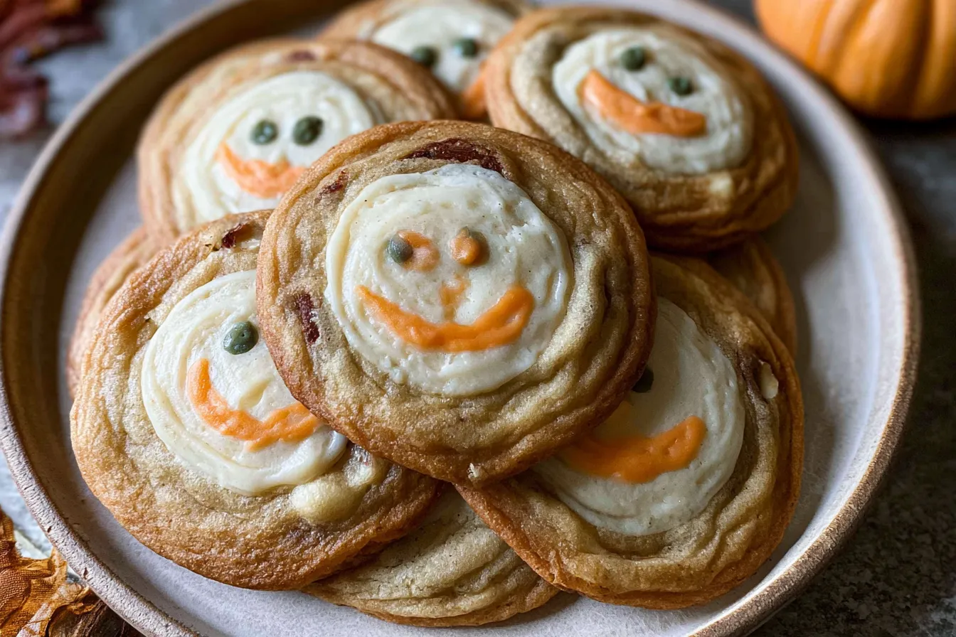 Pillsbury Halloween Cookies Decorated with Ghoulish Flair