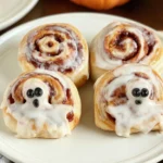 Pillsbury Halloween Ghost Cinnamon Rolls: Spooky Delicious Treats 15 Pillsbury Halloween Ghost Cinnamon Rolls Fresh out of the Oven
