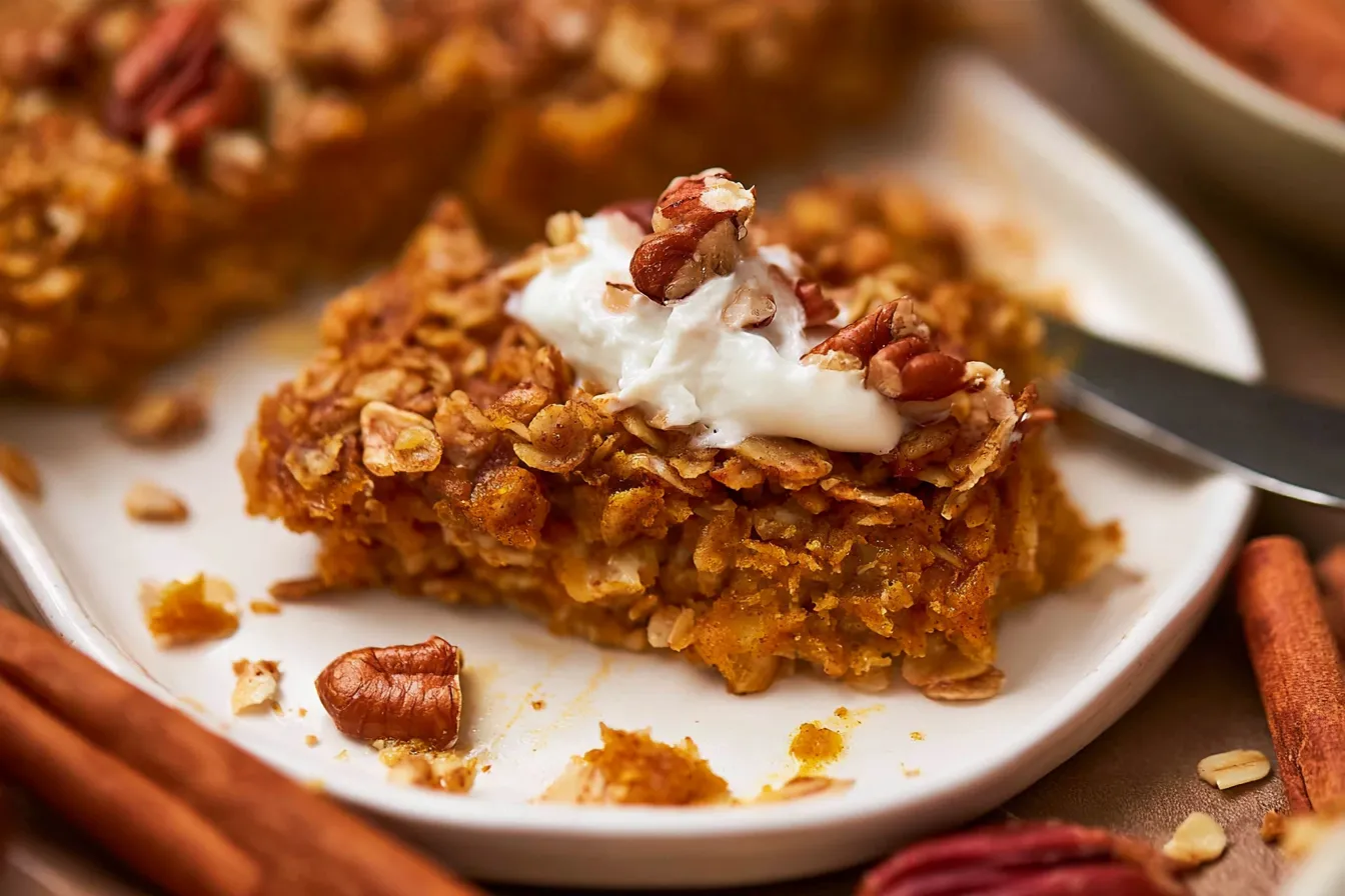 Pumpkin Baked Oatmeal 