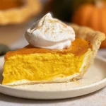 Delicious Pumpkin Cream Cheese Pie on a Rustic Table
