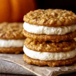 Pumpkin Oatmeal Cream Pies Ready to Serve