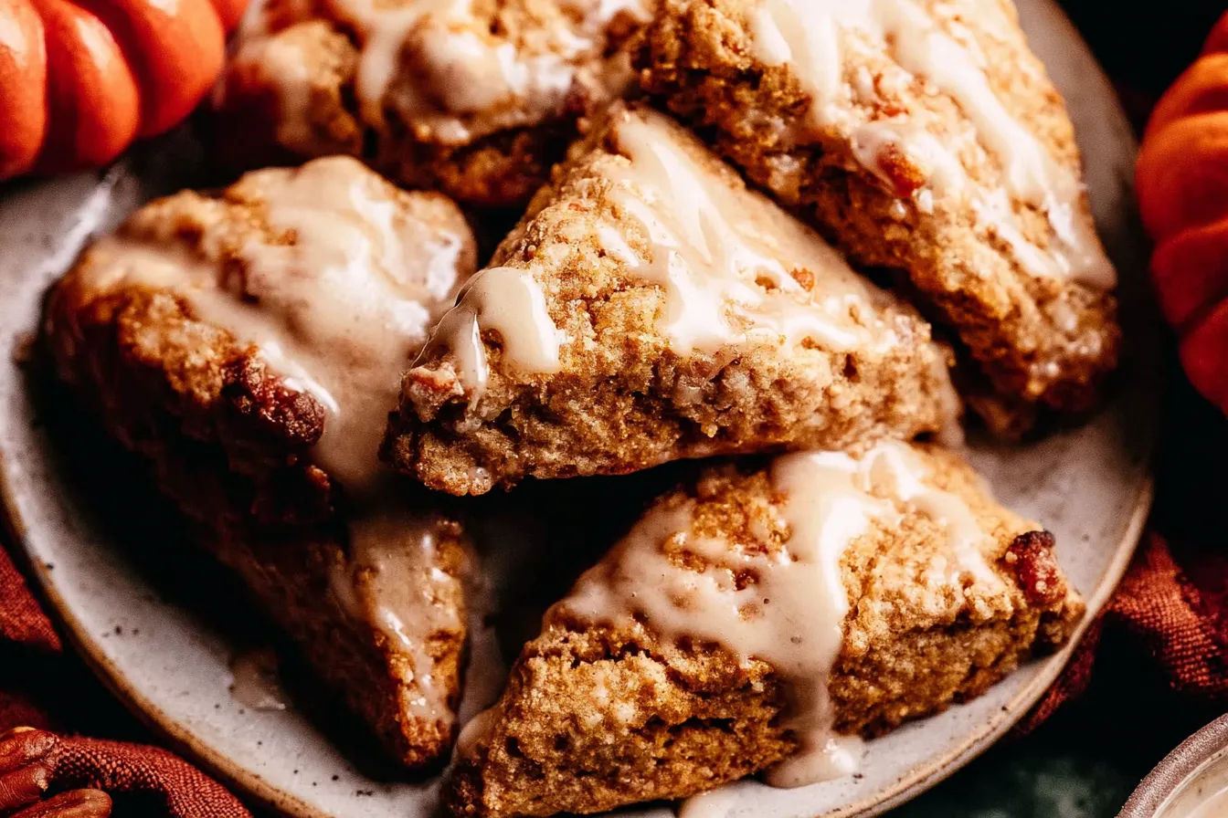 Pumpkin Scones with Maple Glaze | Irresistibly Delicious Treats 4 Pumpkin Scones with Maple Glaze