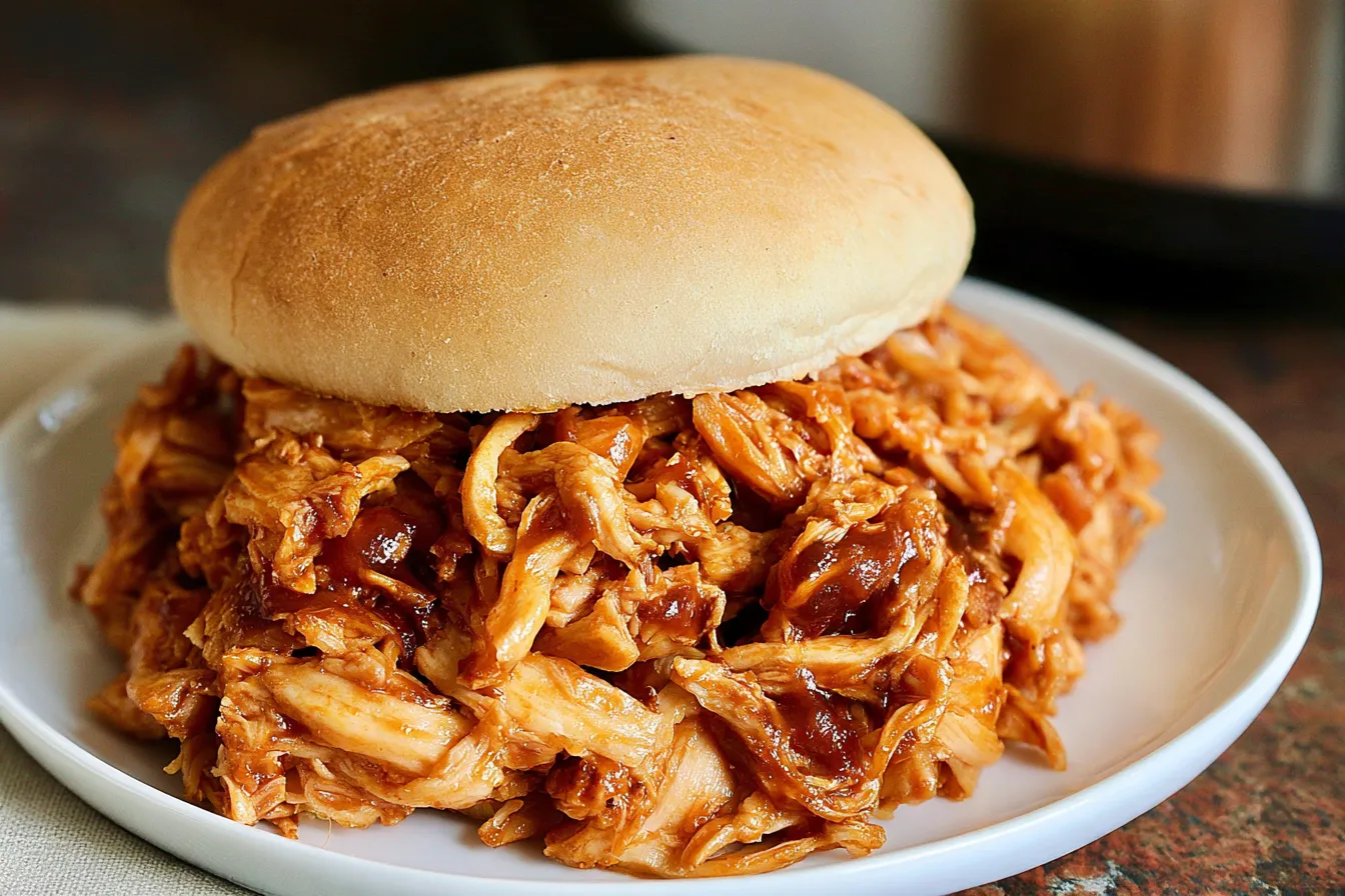 The Best Crockpot BBQ Chicken (Easy Pulled Chicken) Dish