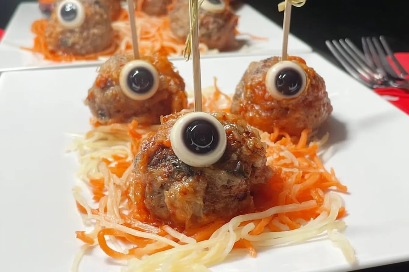 Zombie Eyes (Halloween Meatballs) 